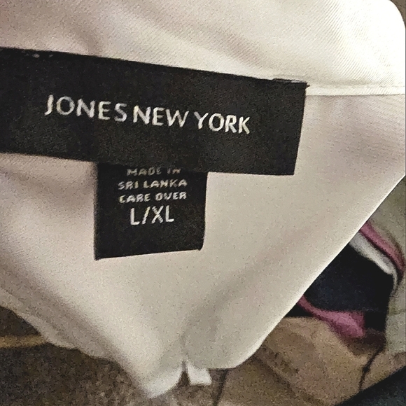 Jones New York White Satin Robe Tie - Picture 3 of 4